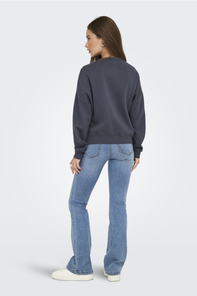 Only blauwe dames sweater | Model