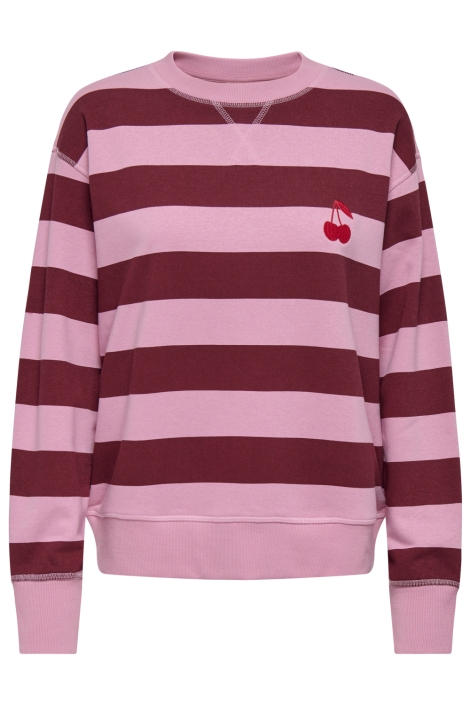 Jacqueline de Yong roze dames sweater | Vooraanzicht