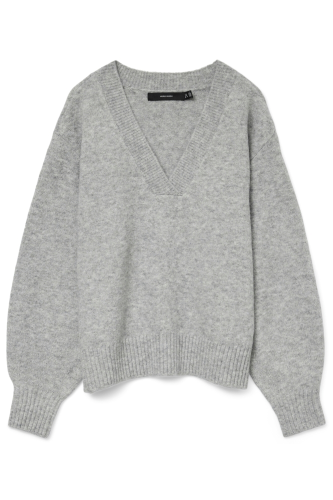 Vero Moda grijze dames trui | Vooraanzicht