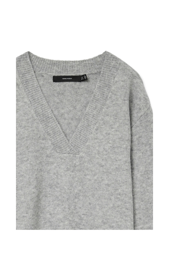 Vero Moda grijze dames trui | Close up