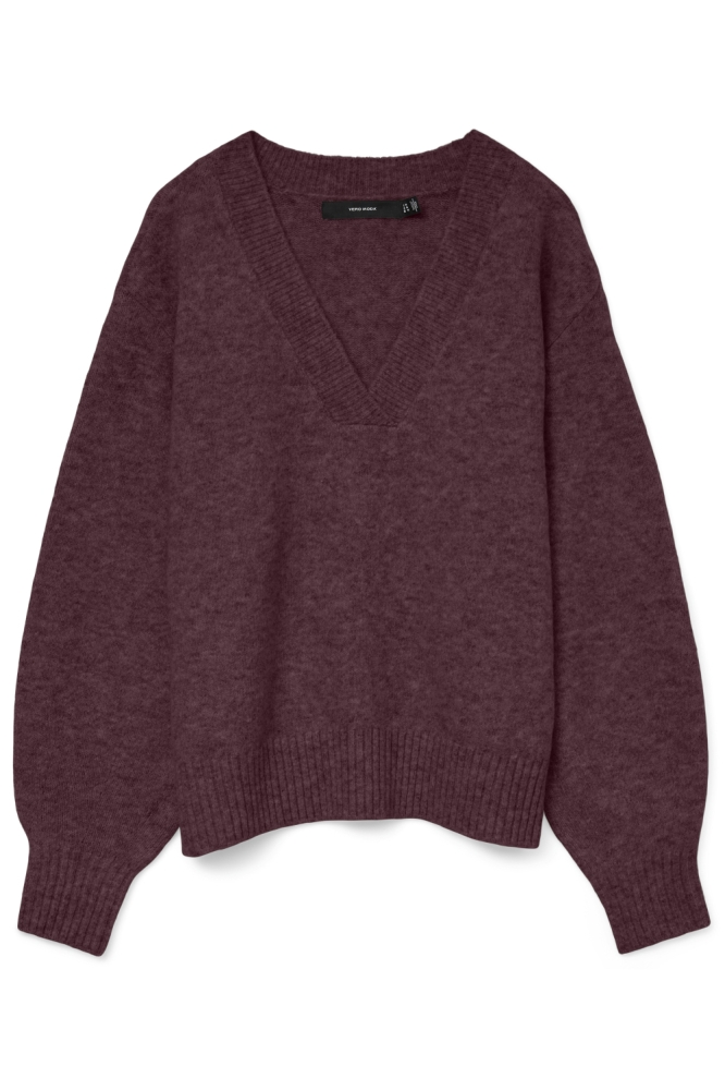 Vero Moda bordeaux dames trui | Vooraanzicht