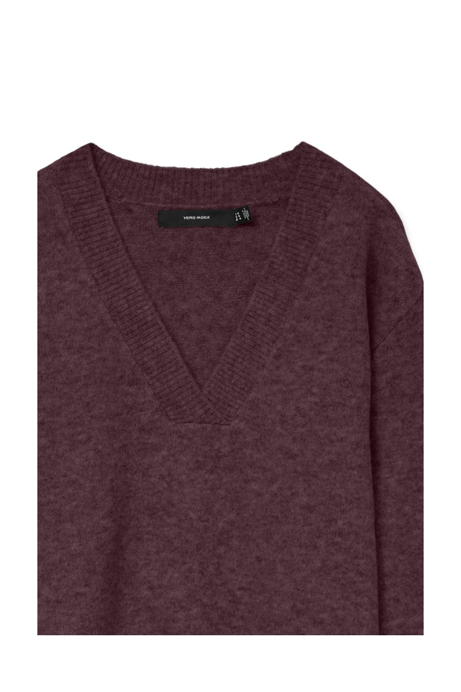 Vero Moda bordeaux dames trui | Close up