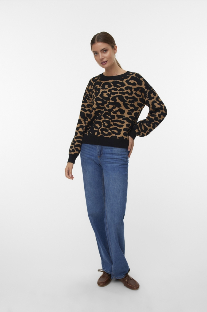 Vero Moda camel dames trui | Model