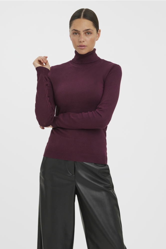 Vero Moda bordeaux dames trui | Vooraanzicht