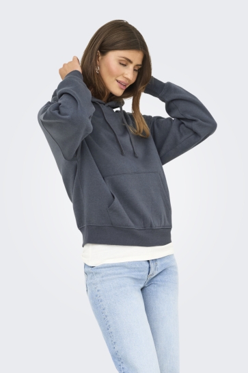 Only Trui ONLBEST LIFE L/S HOOD SWT NOOS 15338730 Ombre Blue