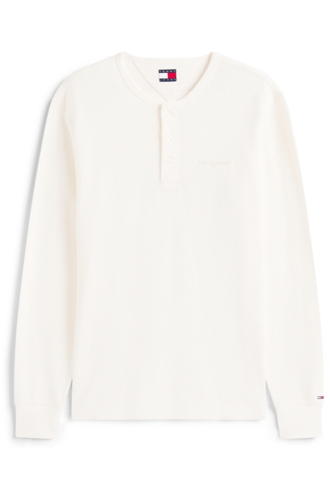 Tommy Jeans witte heren t-shirt | Vooraanzicht
