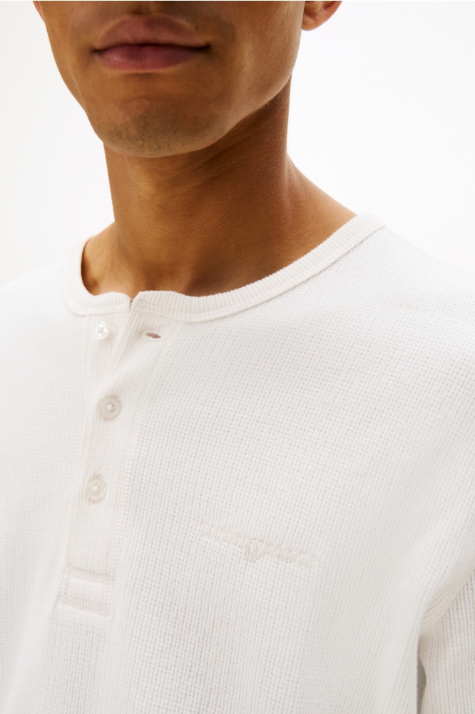 Tommy Jeans witte heren t-shirt | Close up