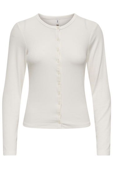 Only ONLNORA L/S CARDIGAN CS JRS 15370900 Cloud Dancer