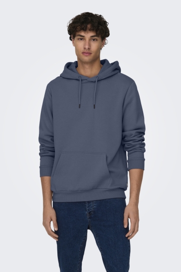 Only & Sons Trui ONSCERES HOODIE SWEAT NOOS 22018685 VINTAGE INDIGO