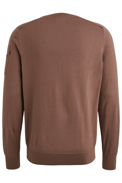 PME legend bruine heren trui | Achteraanzicht