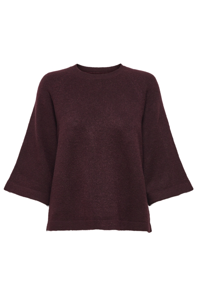 Only bordeaux dames trui | Vooraanzicht