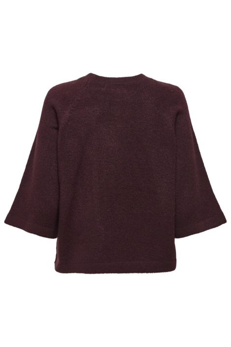 Only bordeaux dames trui | Achteraanzicht