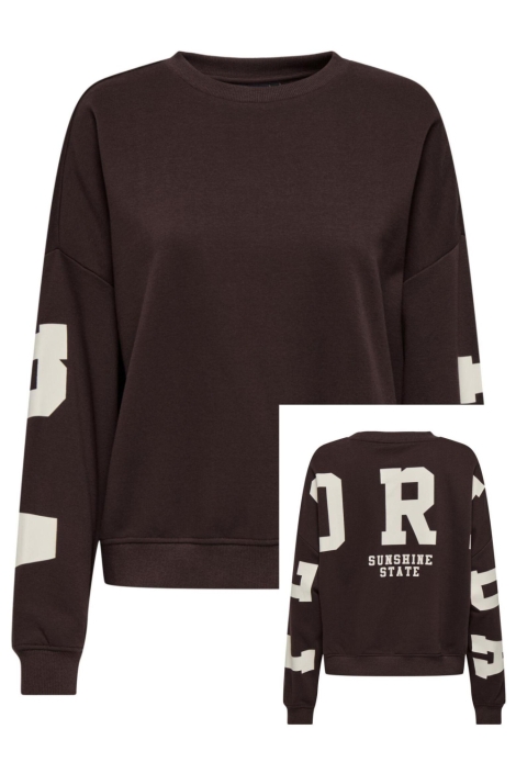 Only bordeaux dames sweater |