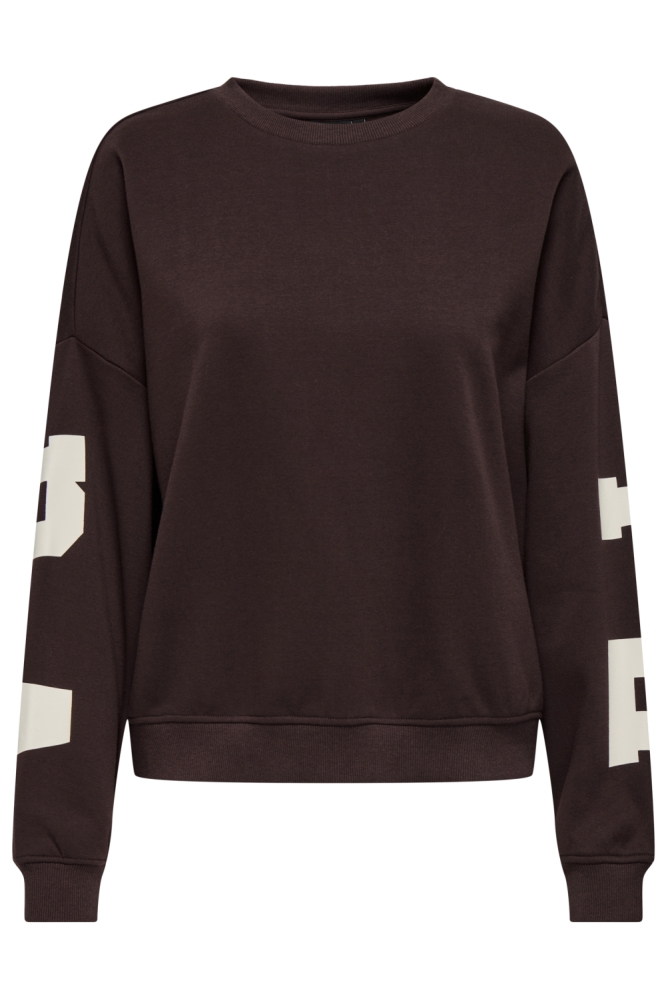 Only bordeaux dames sweater | Vooraanzicht