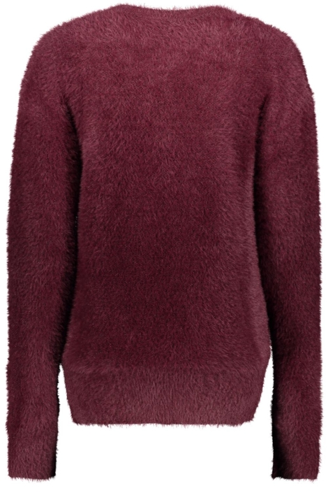 Zoso bordeaux dames trui | Achteraanzicht