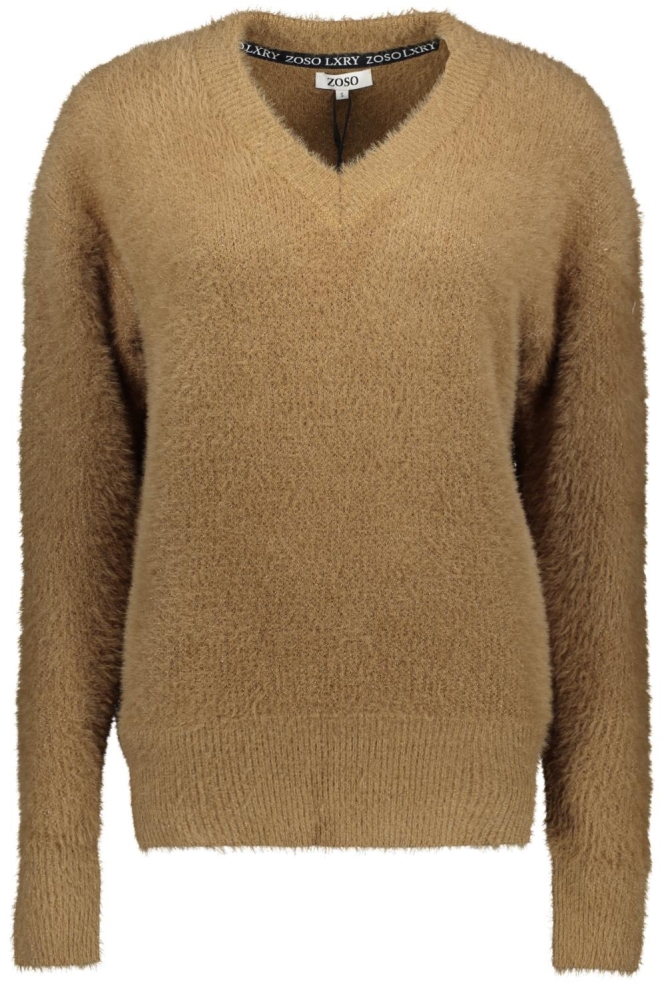 Zoso camel dames trui | Vooraanzicht