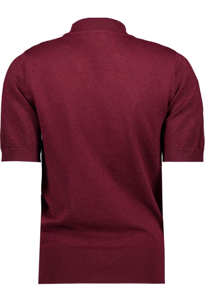 Zoso bordeaux dames t-shirt | Achteraanzicht