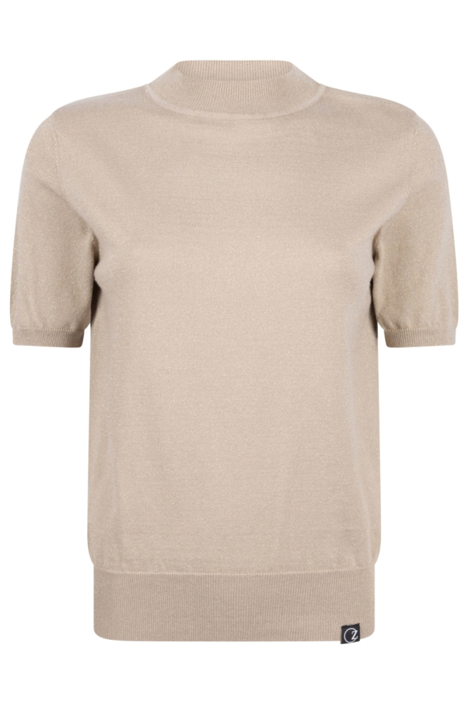 Zoso camel dames t-shirt | Vooraanzicht