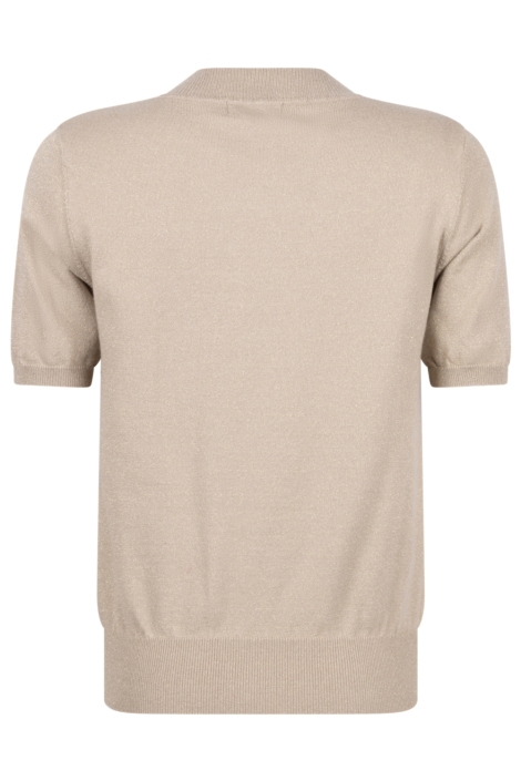 Zoso camel dames t-shirt | Achteraanzicht