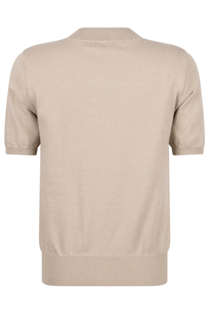 Zoso camel dames t-shirt | Achteraanzicht