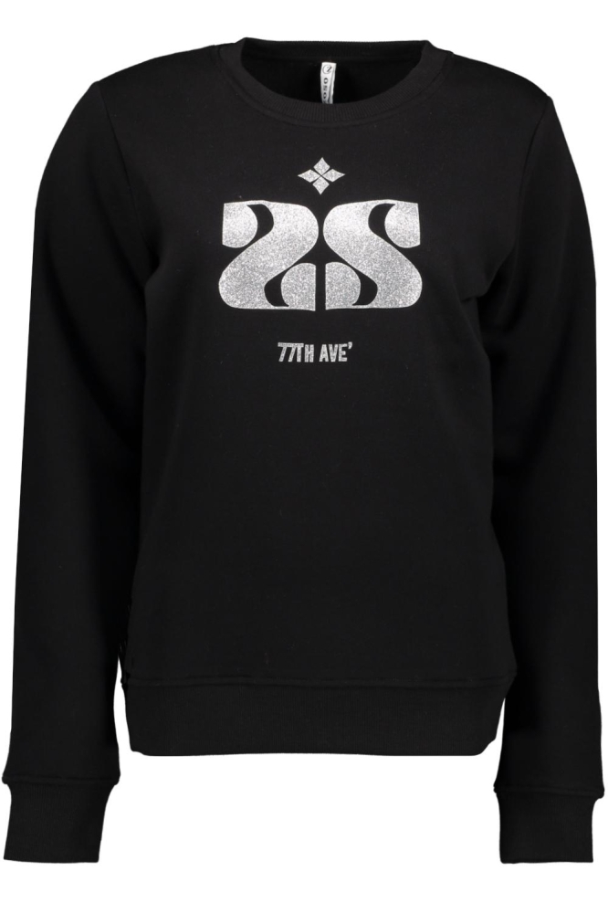 Zoso zwarte dames sweater | Vooraanzicht