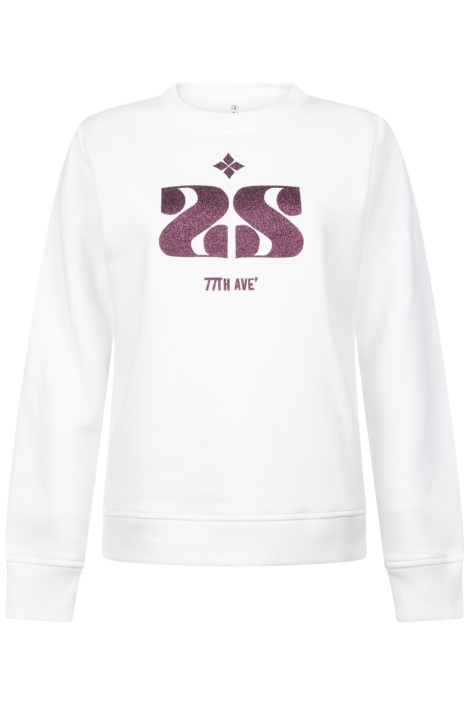 Zoso witte dames sweater | Vooraanzicht