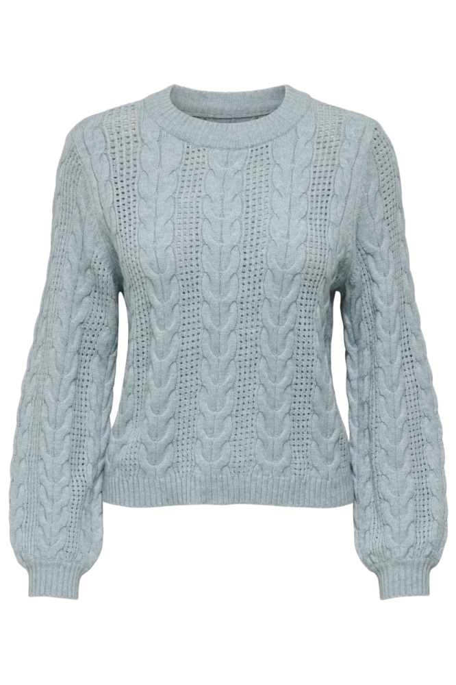 Only blauwe dames trui | Vooraanzicht