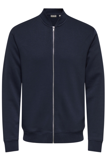 Only & Sons Vest ONSCERES REG ZIP BOMBER JCK NOOS 22034247 Blue Nights