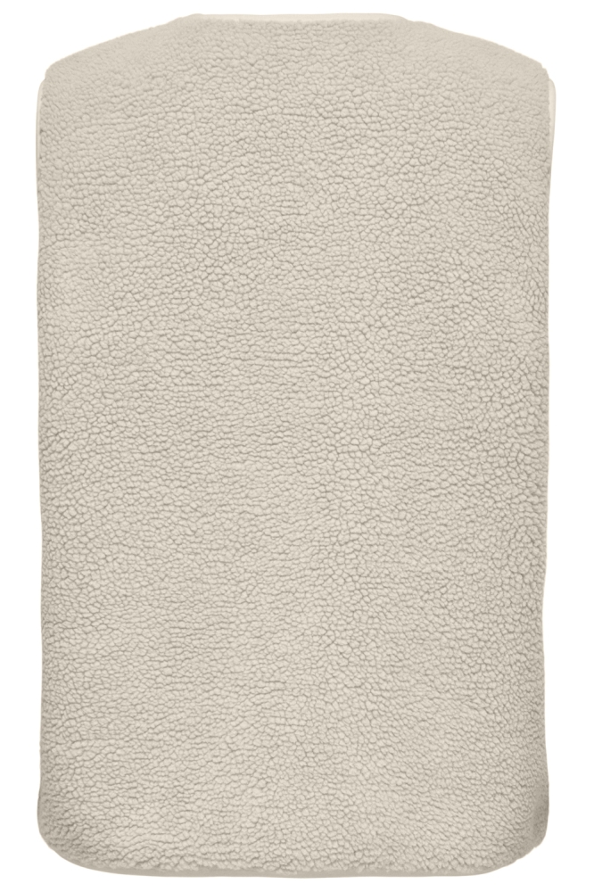 Only beige dames gilet | Achteraanzicht