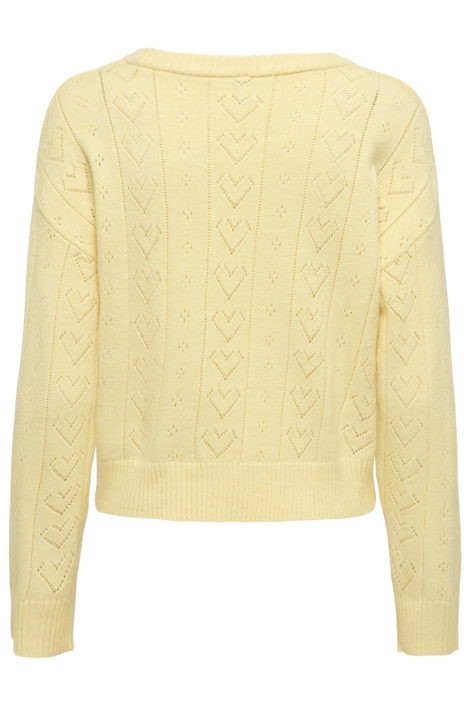 Only gele dames trui | Achteraanzicht