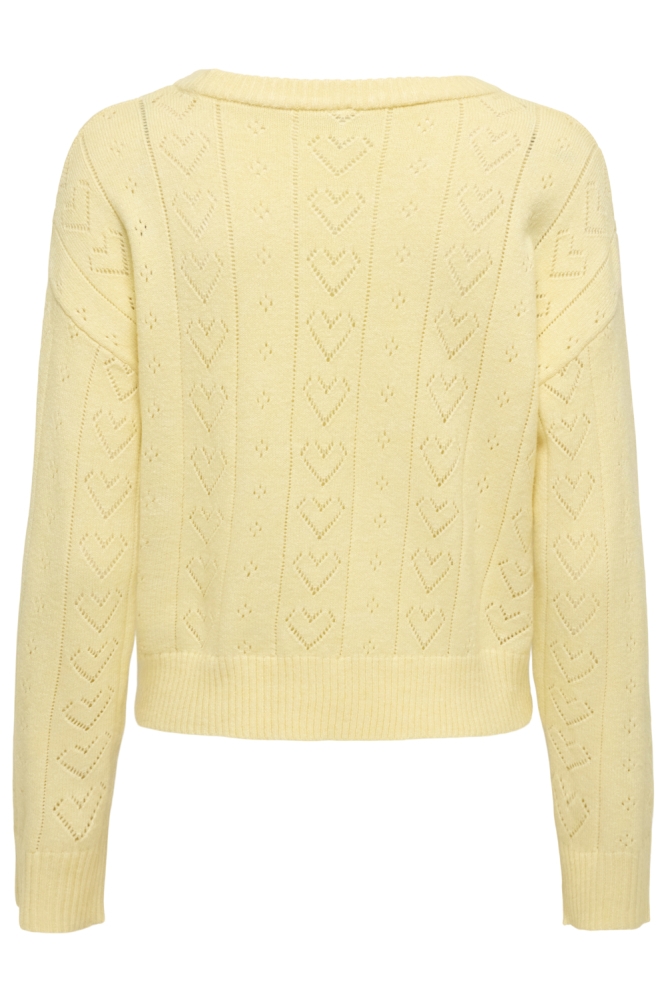 Only gele dames trui | Achteraanzicht