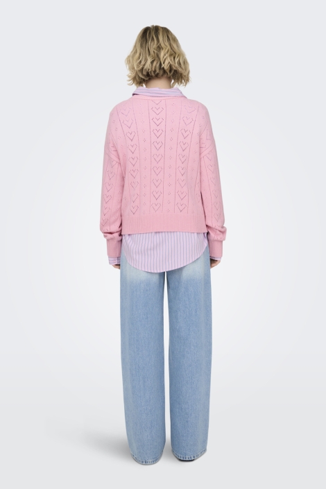 Only roze dames trui | Model