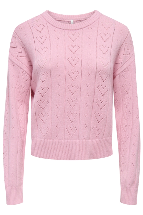 Only roze dames trui | Vooraanzicht