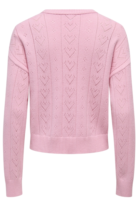 Only roze dames trui | Achteraanzicht