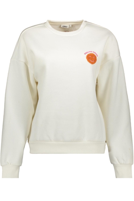 Only witte dames sweater | Vooraanzicht
