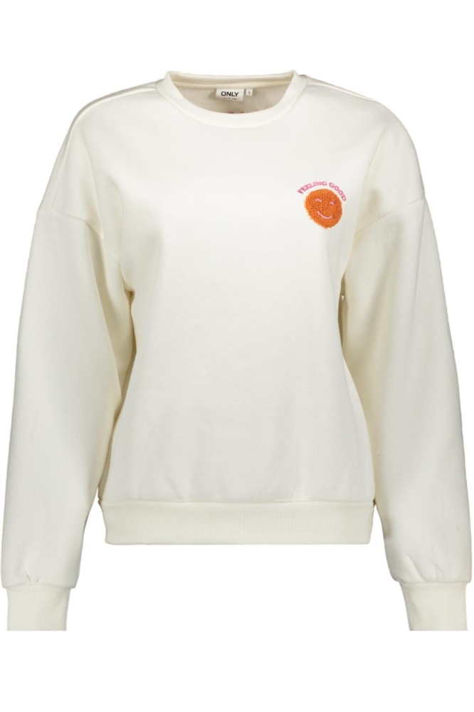 Only witte dames sweater | Vooraanzicht