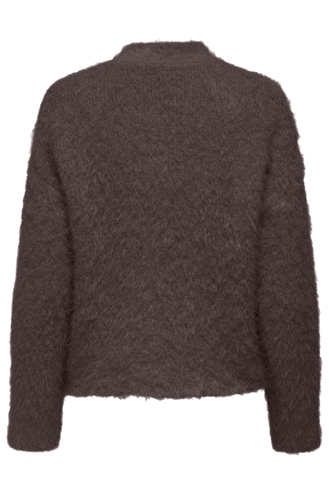 Only bruine dames trui | Achteraanzicht