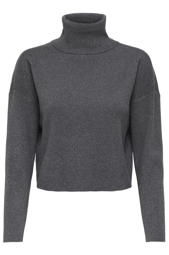 Only grijze dames trui | Vooraanzicht