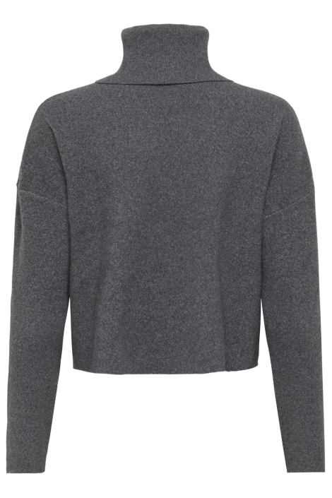 Only grijze dames trui | Achteraanzicht