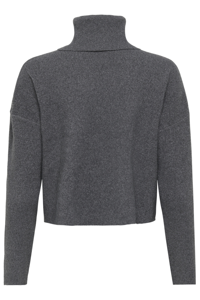 Only grijze dames trui | Achteraanzicht