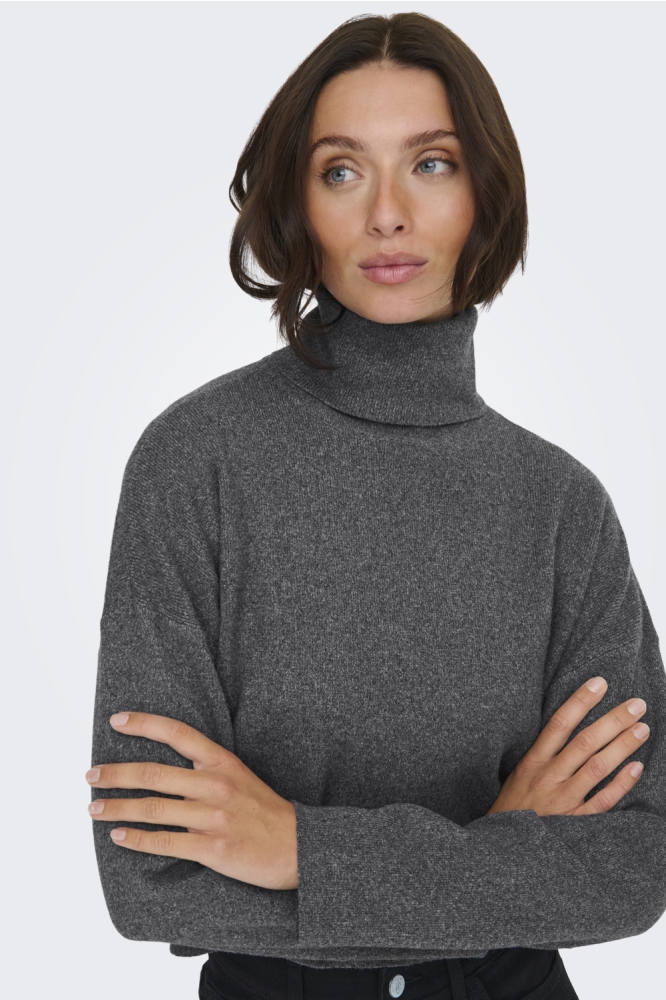 Only grijze dames trui | Close up