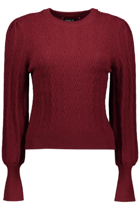 Only bordeaux dames trui | Vooraanzicht