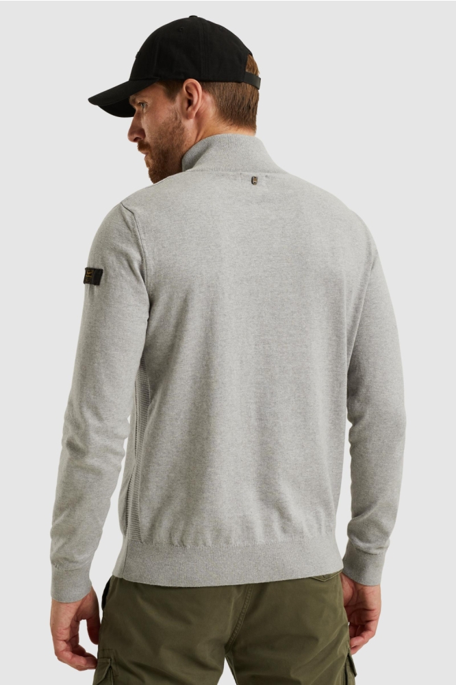 PME legend grijze heren trui | Model achteraanzicht