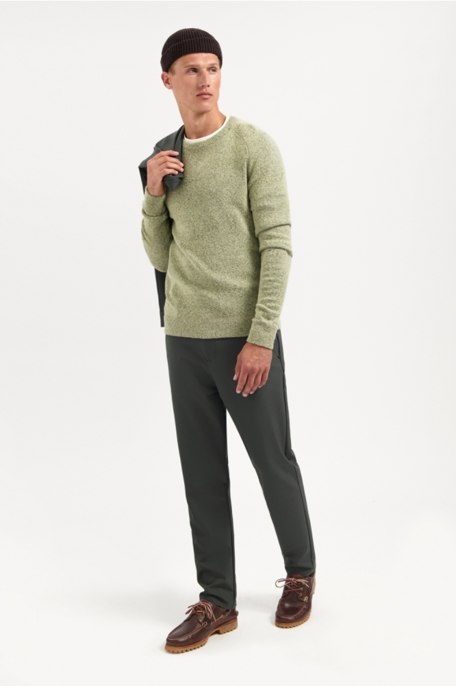 NO-EXCESS groene heren trui | Model
