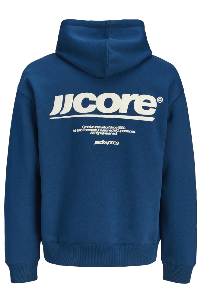 Jack & Jones blauwe heren sweater | Achteraanzicht