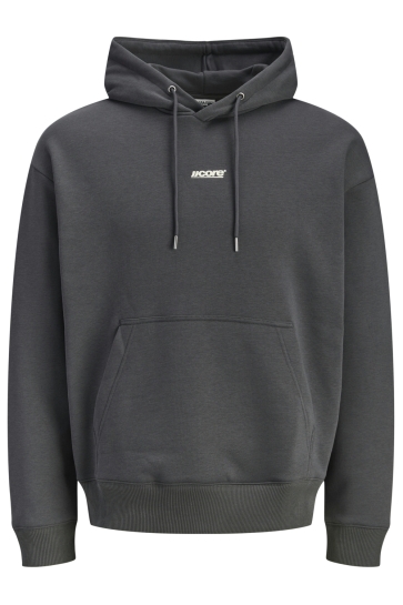 Jack & Jones JCOCLUB BACKPRINT SWEAT HOOD 12290977 ASPHALT