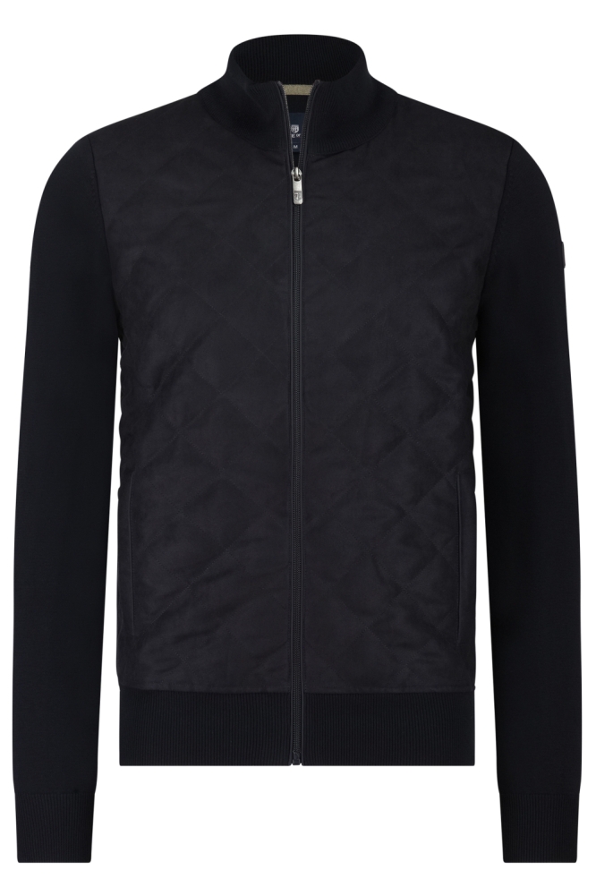 State of Art blauwe heren vest | Vooraanzicht