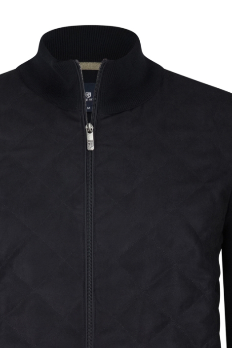 State of Art blauwe heren vest | Close up