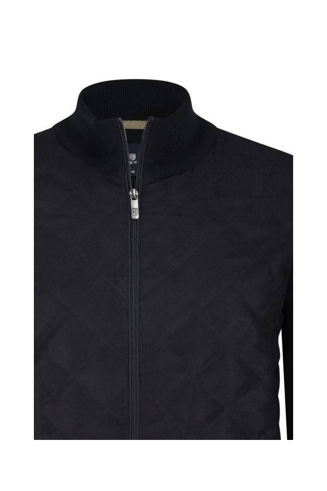 State of Art blauwe heren vest | Close up