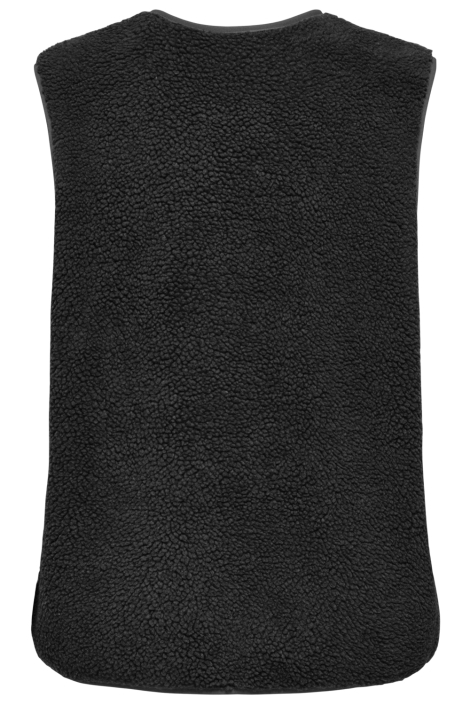Only zwarte dames gilet | Achteraanzicht